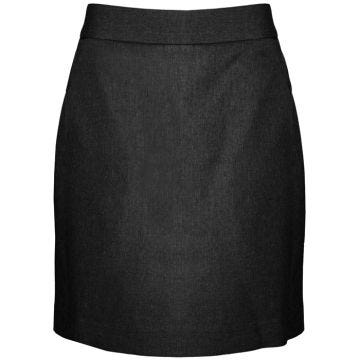 S-Cut Straight Skirt