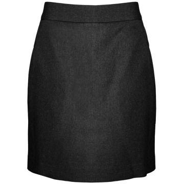 S-Cut Straight Skirt